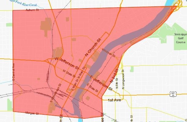 Electric Scooter Zone Map